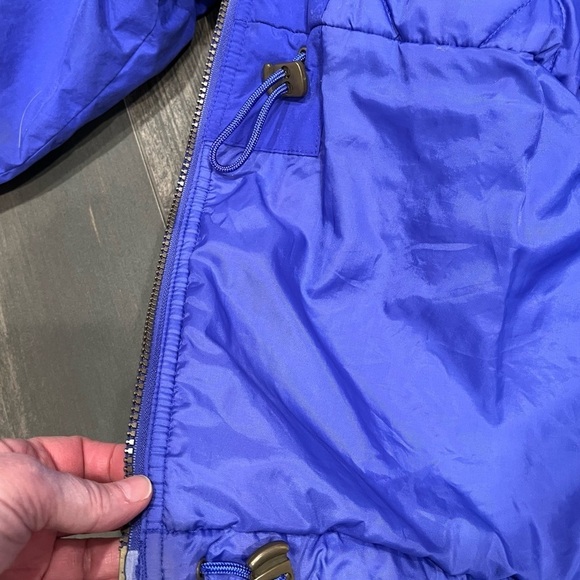 Vintage Edelweiss Skiwear Blue/Purple Embroidery Ski Coat Parka Size Medium - Picture 10 of 11